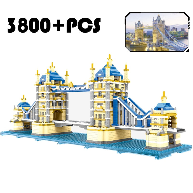 Tower Bridge 3.800 Peças de Montar Modelos Arquitetônicos