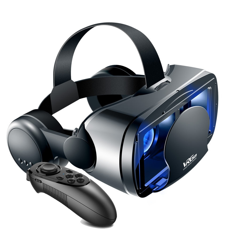 Óculos de Realidade Virtual 3D com Fone Headset 5-7 Polegadas