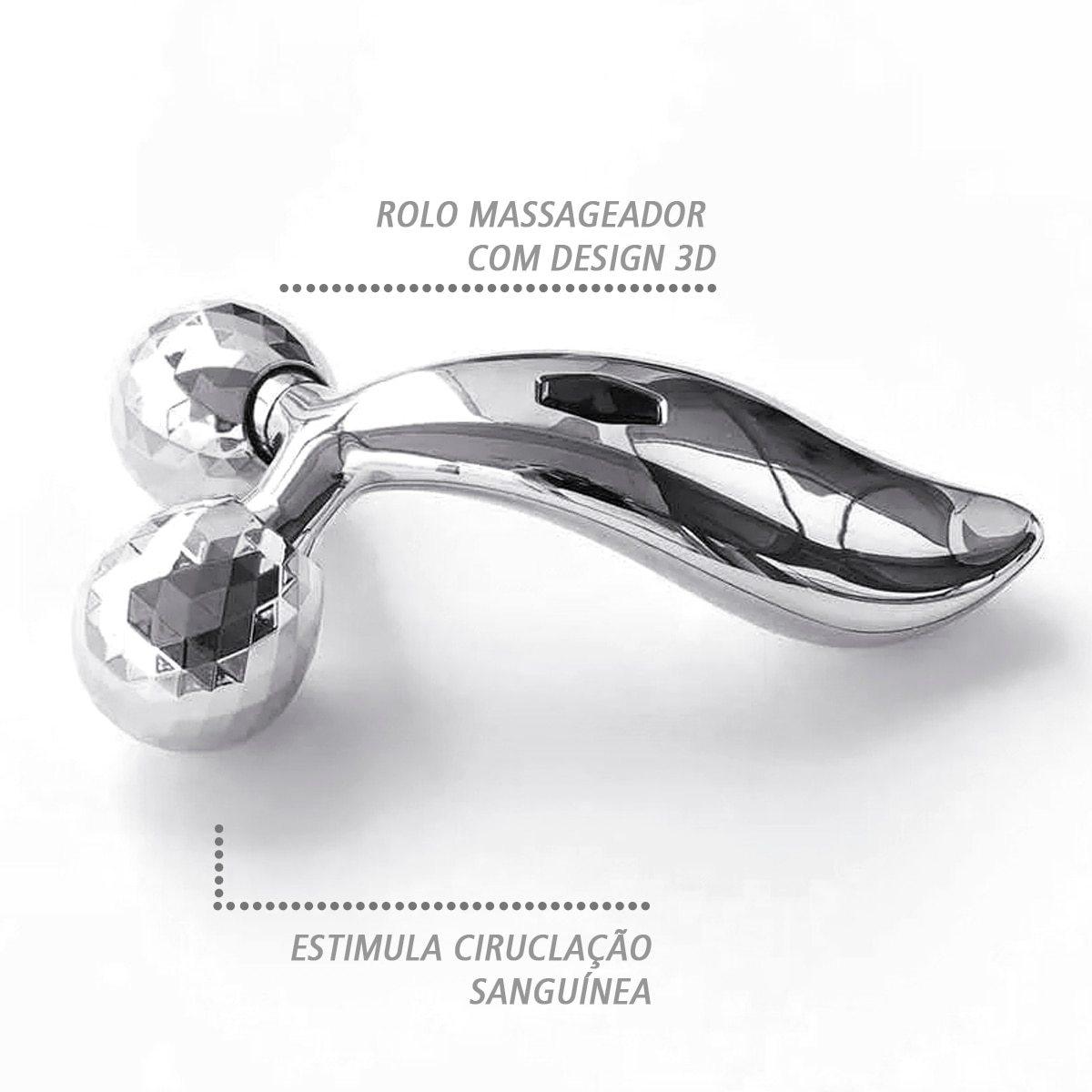 Aparelho Massageador Facial 3D Relaxa Estimula Circulação