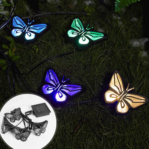 Luzes de Borboleta Movidas à Energia Solar