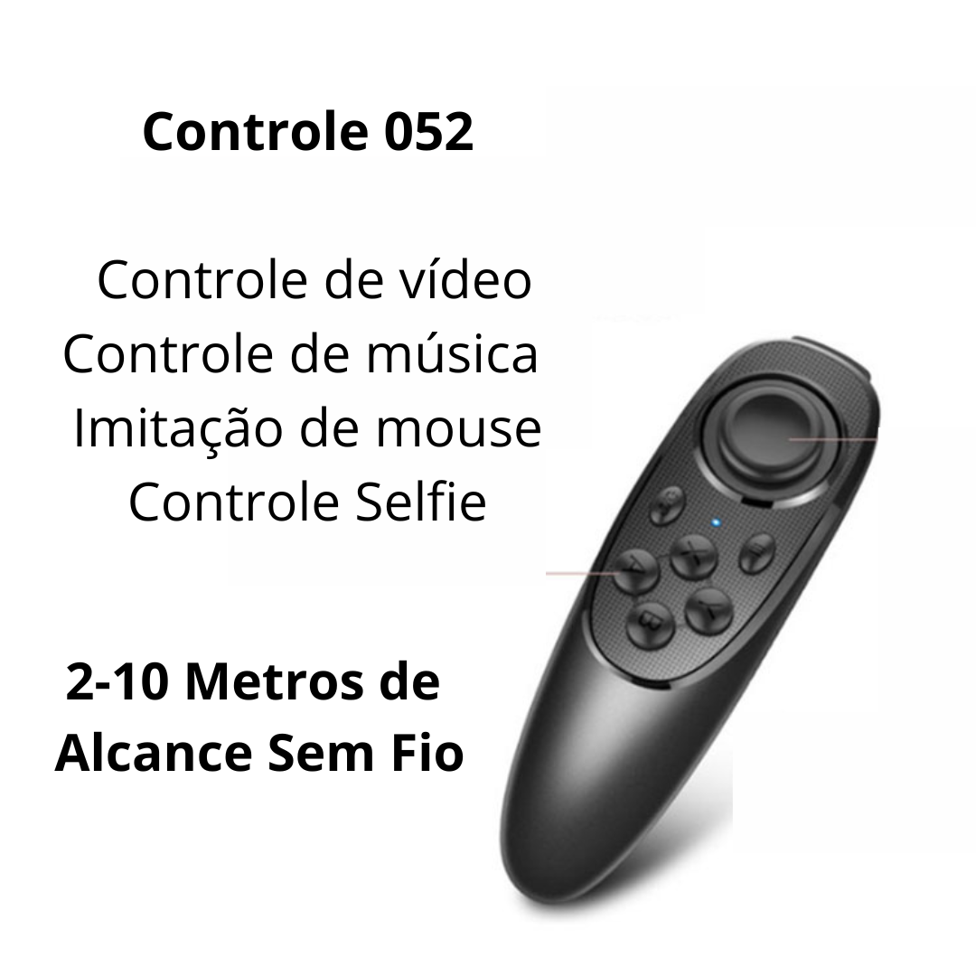 Óculos de Realidade Virtual 3D com Fone Headset 5-7 Polegadas