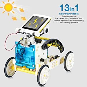 Solar Robot 2022-  13 em 1 - Adultos e Crianças