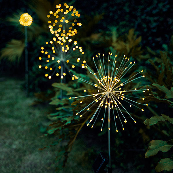 Estaca de Jardim de Fogos de Artifício LED