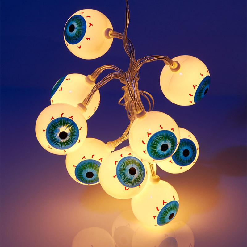 Faixa de Luzes de Olhos para o dia das Bruxas