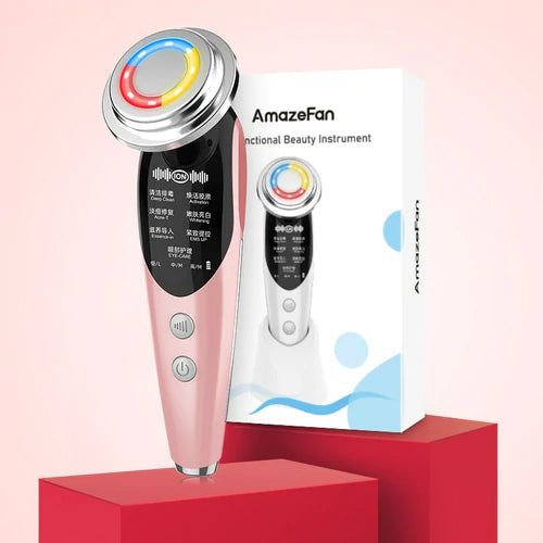 Aparelho Radiofrequencia Rejuvenescimento Facial Led 7 Em 1