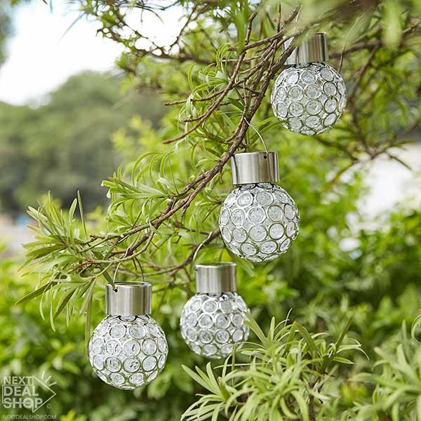 Bola de Cristal LED Multicor de Energia Solar