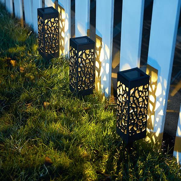 Lâmpada de Jardim Vintage Movida à Energia Solar