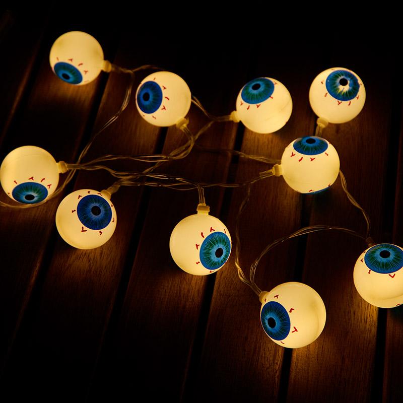 Faixa de Luzes de Olhos para o dia das Bruxas
