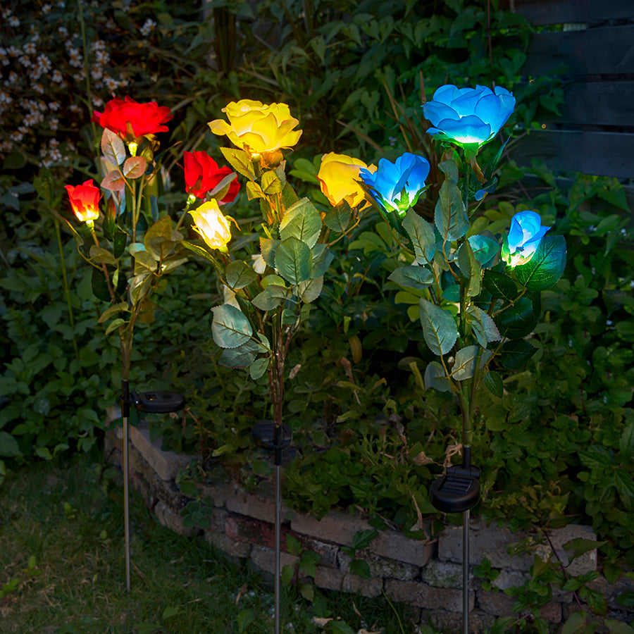 Rosa Eterna com LED Solar