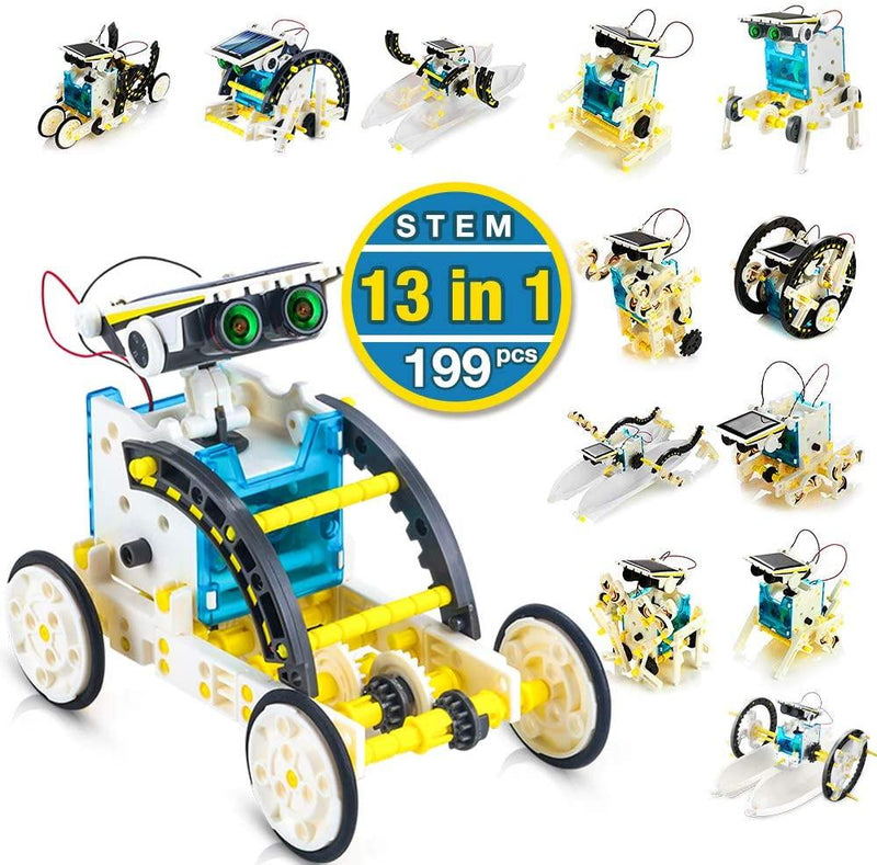 Solar Robot 2022-  13 em 1 - Adultos e Crianças