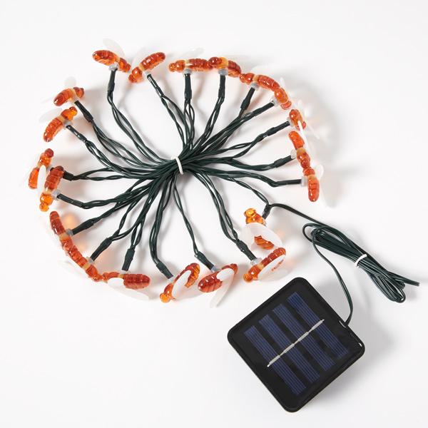Luzes de Abelha LED à Energia Solar