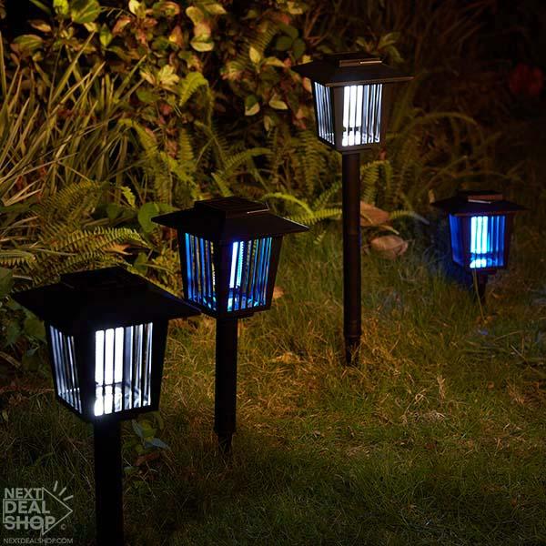 NOVA - [2ª. GERAÇÃO] Lâmpada Mata Mosquito LED de Energia Solar