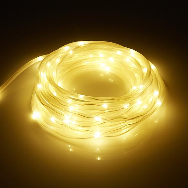 Tiras de Luz ao Ar Livre com Energia Solar