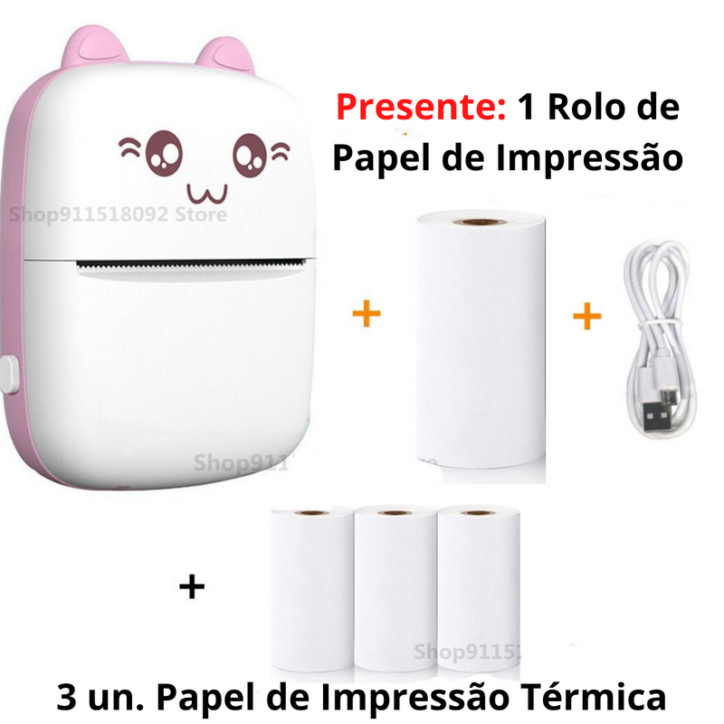 Mini Impressora Bluetooth