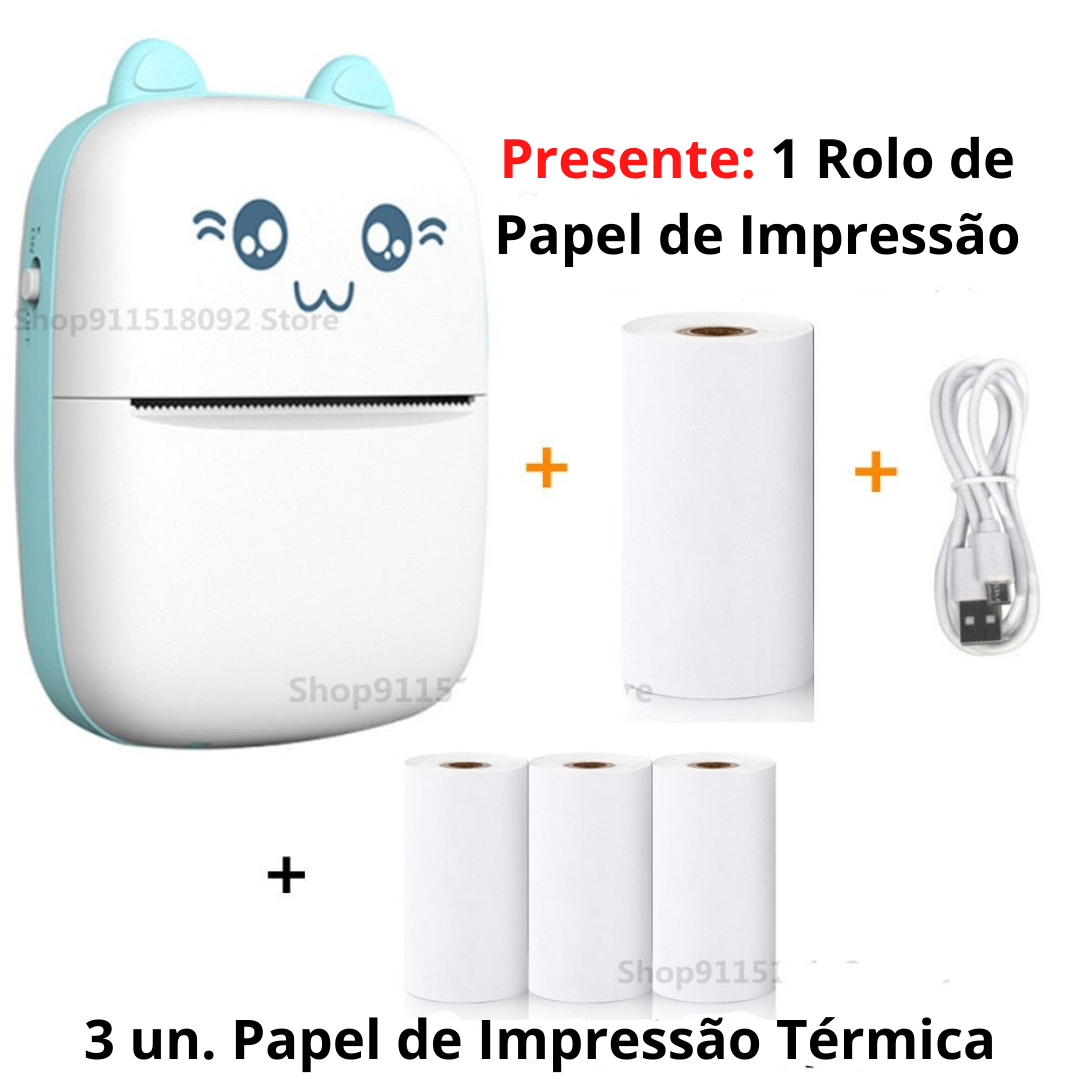 Mini Impressora Bluetooth