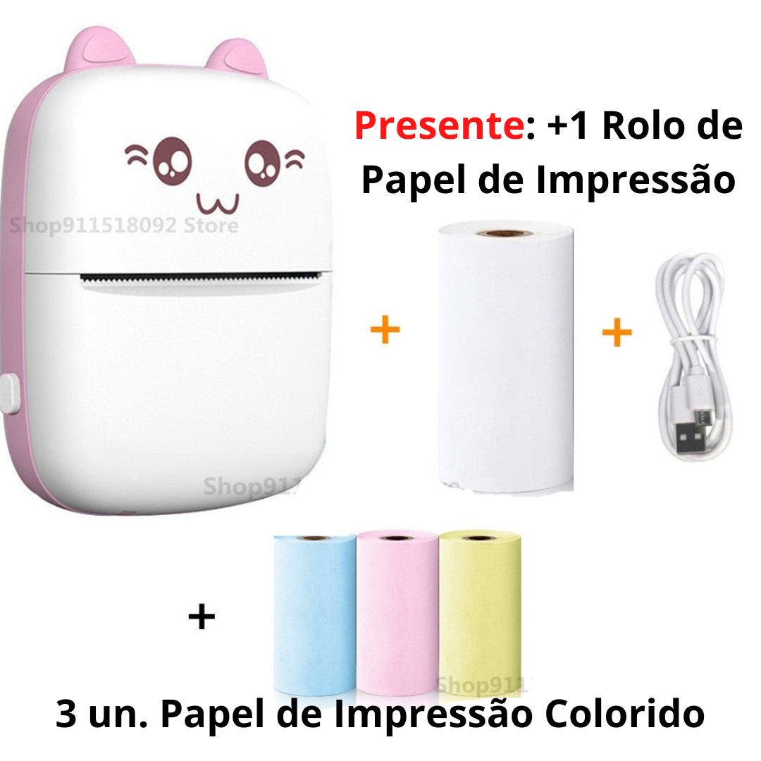 Mini Impressora Bluetooth