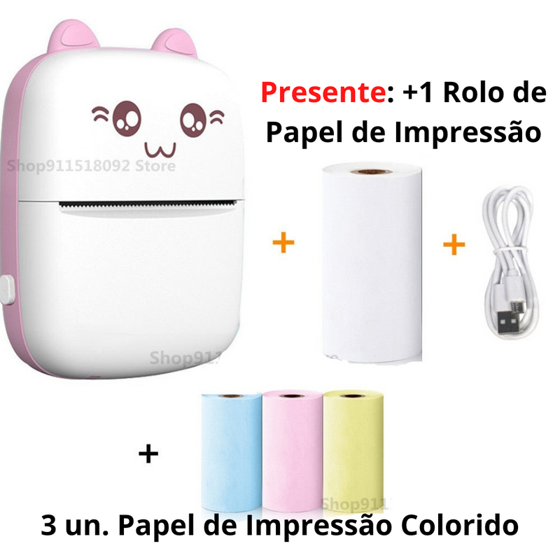 Mini Impressora Bluetooth