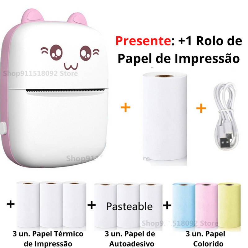 Mini Impressora Bluetooth