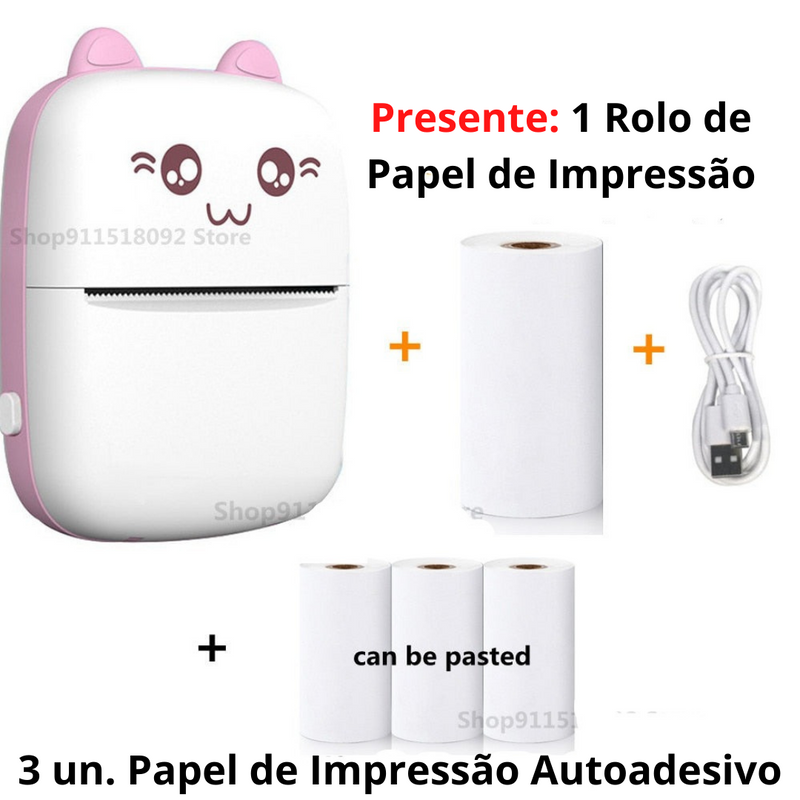 Mini Impressora Bluetooth