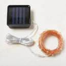 Luzes de Fio de Cobre Movidas a Energia Solar