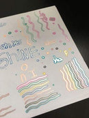 Canetas Brilhosa Linha Dupla