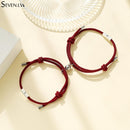 Pulseira Magnética de Casal - Lua e Sol