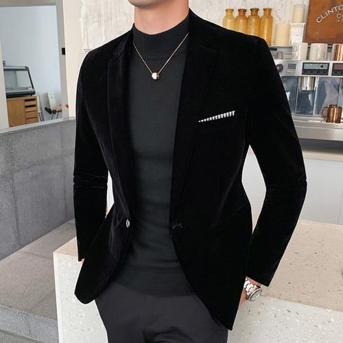 Blazer de Veludo Shadow