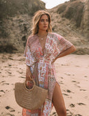 Vestido de Praia Sexy Retrô 2 Modelos