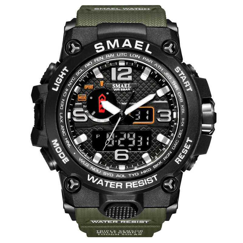 Relógio masculino militar smael