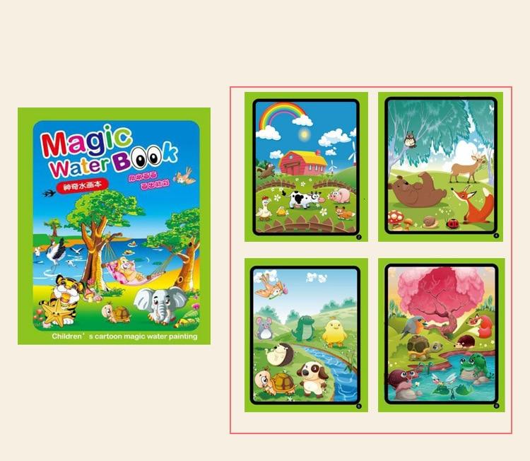 Livro de Colorir com Caneta e a Base D'água