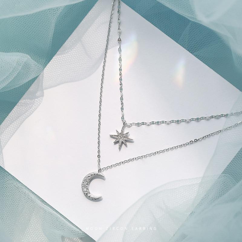 Colar feminino de lua