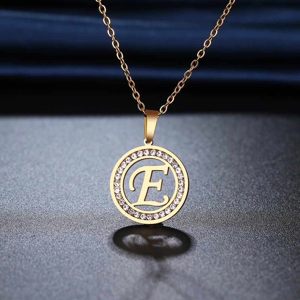 Colar Com Letra - A-Z - Garotas fashion 