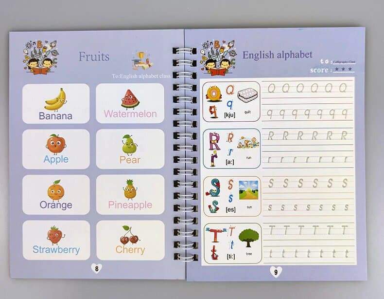 Caderno Criança Aprendiz - Kit 4 Cadernos