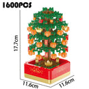 Árvore de Natal 1.600 Peças de Montar Modelos Arquitetônicos