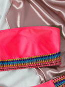 Biquíni Top Faixa e Cintura Alta Neon 4 Cores