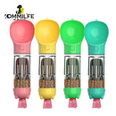 Comedor + Bebedor Portátil com Porta Sacos de Lixo Acessório 3 em 1