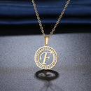 Colar Com Letra - A-Z - Garotas fashion 