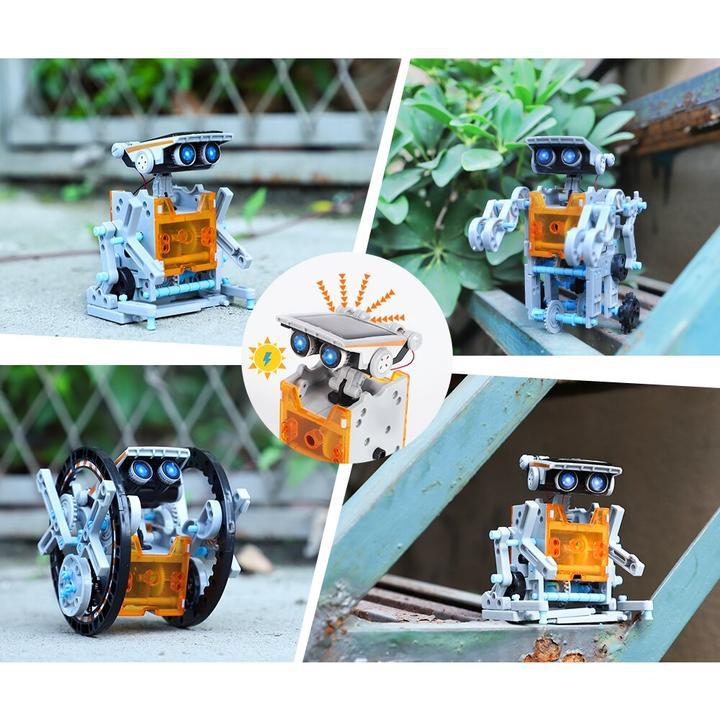 Solar Robot 2022-  13 em 1 - Adultos e Crianças