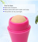 Limpador Facial Rooling Stone - Rolo de Rosto Com Pedras Vulcânica