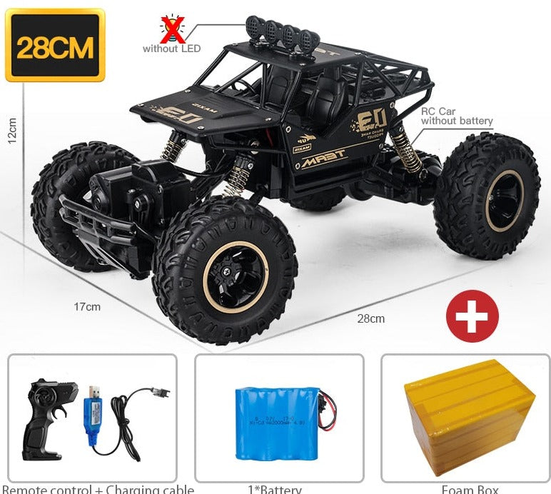 Carro à Prova de Choque Resistência a Colisão Controle Remoto 2.4 GHZ