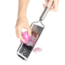 Ralador e Fatiador Manual MultiUso Inox 3 em 1