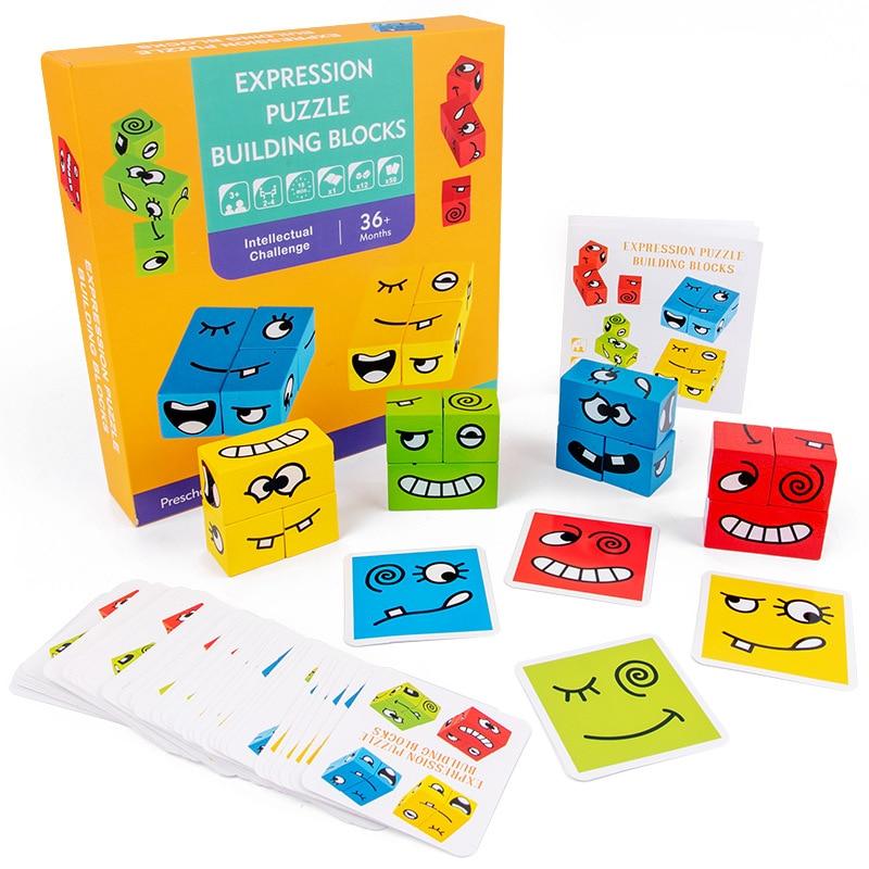 Quebra Cabeça de Madeira Montessori - Frete Grátis 20% OFF