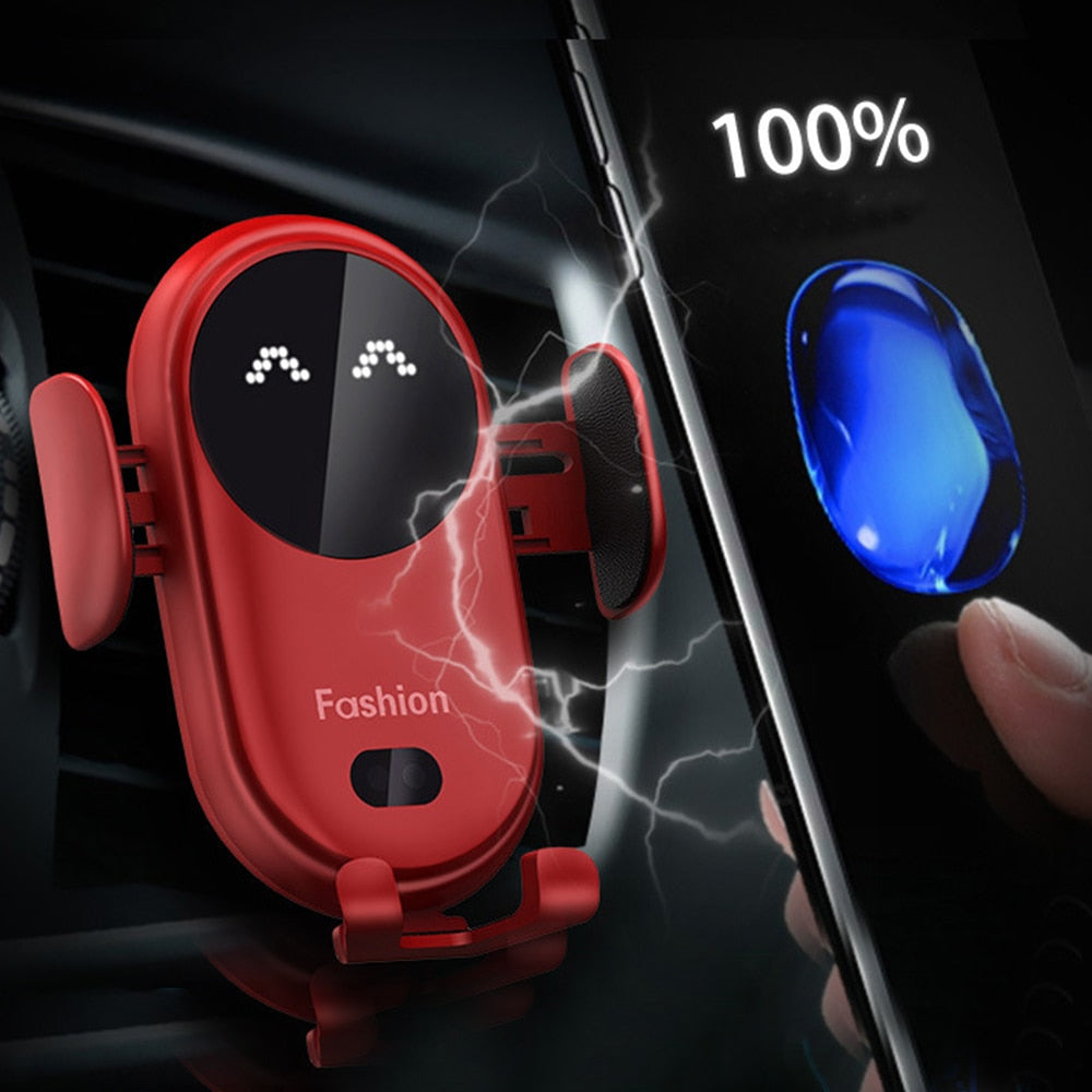 Suporte & Carregador Automotivo Para Celular Com Sensor Infravermelho Original