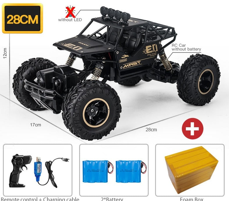 Carro à Prova de Choque Resistência a Colisão Controle Remoto 2.4 GHZ