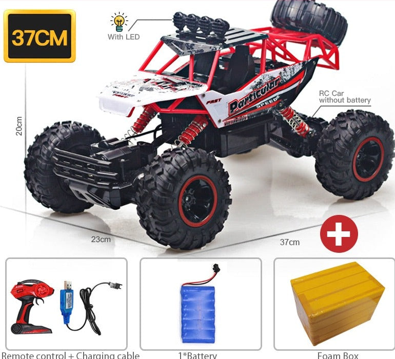Carro à Prova de Choque Resistência a Colisão Controle Remoto 2.4 GHZ