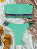 Biquíni Top Faixa e Cintura Alta Neon 4 Cores