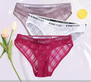 Calcinha de Renda transparente Kit 3PCS - Garotas fashion 