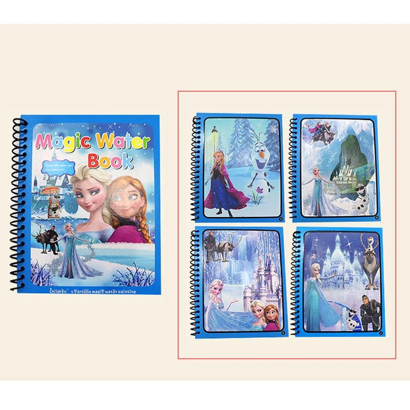 Livro de Colorir com Caneta e a Base D'água