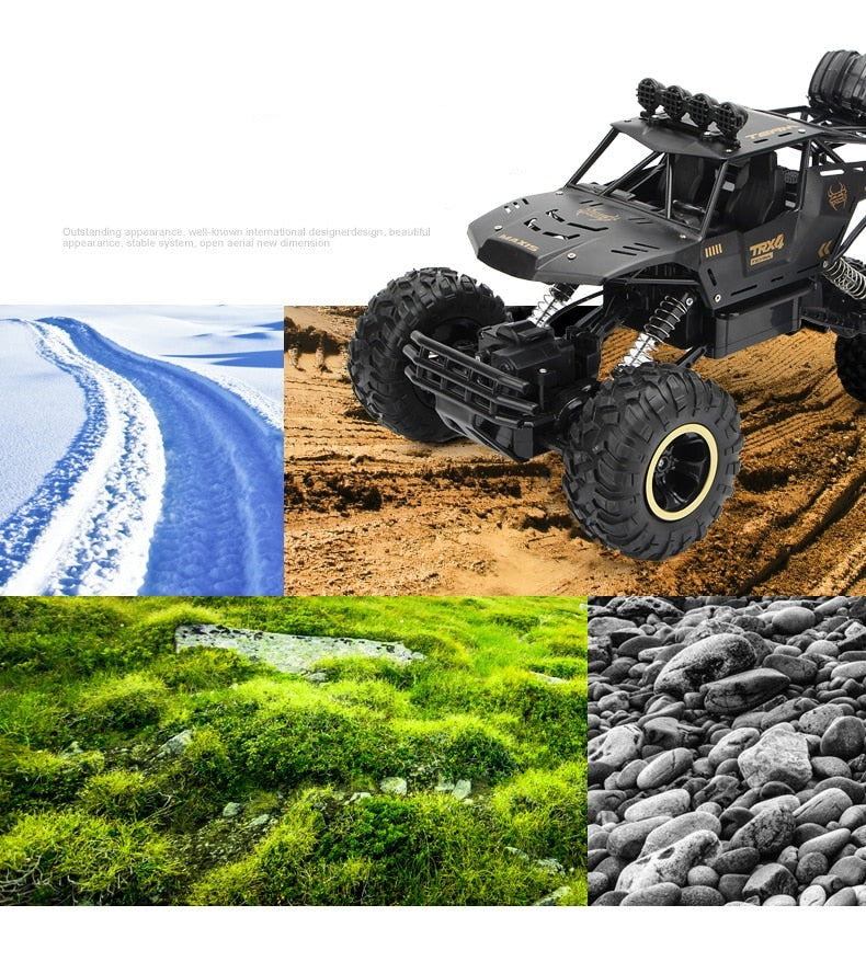 Carro à Prova de Choque Resistência a Colisão Controle Remoto 2.4 GHZ