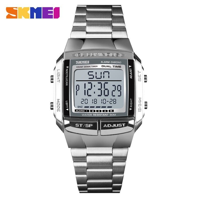 Relógio masculino casio prata edição especial